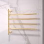 Stor elektrisk handdukstork 63x55x12,5cm | 9007 | Guld