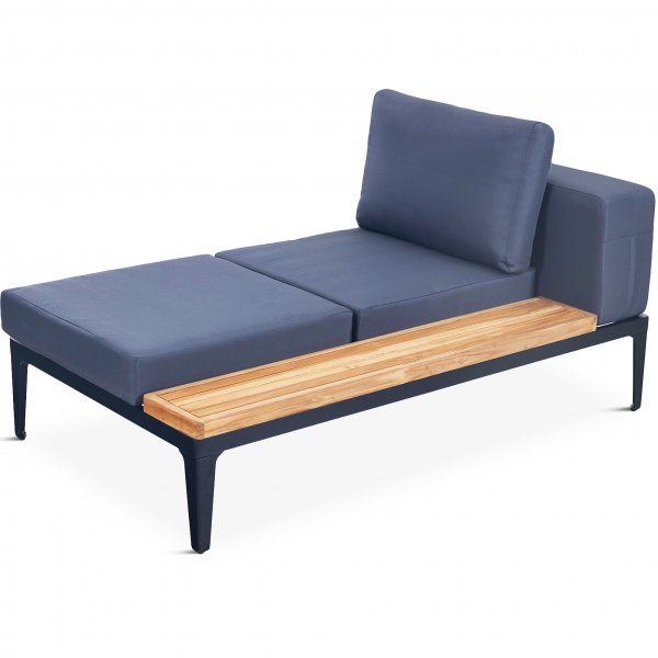 Loungegrupp fr trdgrden | Teak och aluminium | Lyfco Bjrkskr