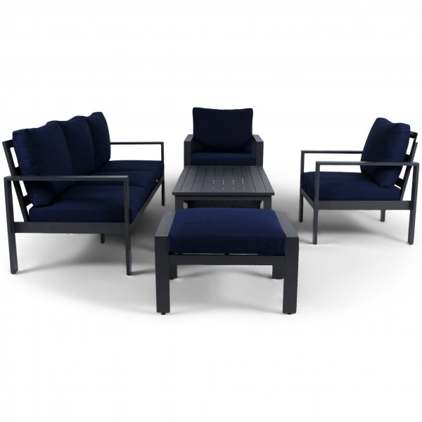 Premium loungegrupp i underhållsfritt aluminium | Hamnviken Premium loungegrupp i underhållsfritt aluminium | Hamnviken
