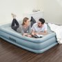 Tjock uppbl�sbar dubbels�ng med APP-styrning - Bestway Tritech Queen Airbed