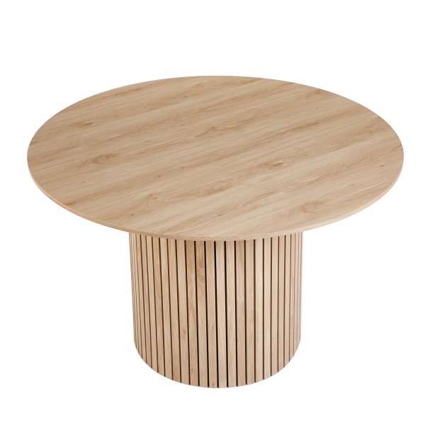 Runt matbord 120 cm i ek med plats f�r 4�5 personer | Ludvig