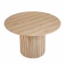 Runt matbord 120 cm i ek med plats f�r 4�5 personer | Ludvig