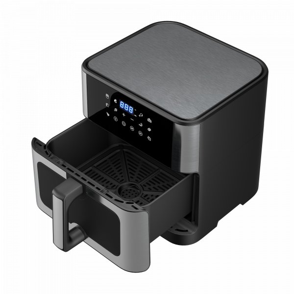 Stor Airfryer 10L | Genomskinligt fönster | 10 Förinställda Program | Lyfco Stor Airfryer 10L | Genomskinligt fönster | 10 Förinställda Program | Lyfco