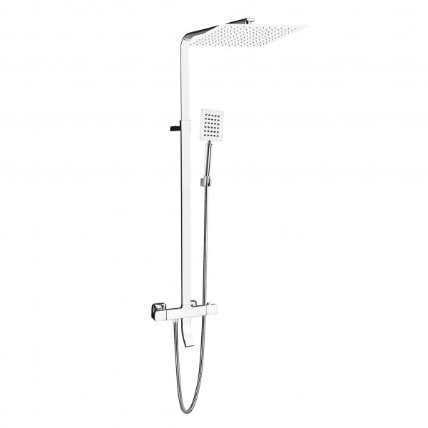 Takduschset med badkarsblandare | Sprudla extra hög - Krom Takduschset med badkarsblandare | Sprudla extra hög - Krom