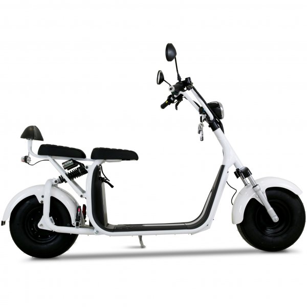 Fatscooter 2000W - LG litiumbatteri - Vit