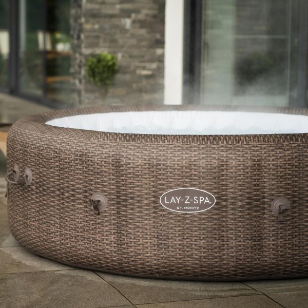 Lay-Z Spa St. Moritz AirJet | Bestway uppblsbart spabad 5-7 personer