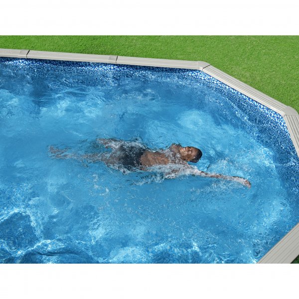 Bestway stlvggspool 6,1x3,6m - 1,2m djup | Hydrium Pool set (56369)
