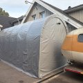 Kundbild Garagetält 3,5x7,5m | 26,2m² för husbil, husvagn & båt: Bra kvalitet på tältduken!