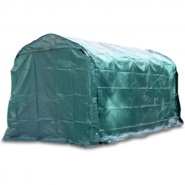 Garagetält 2,4x6m | 14,4m² - 500g/m² | PVC - Grön Garagetält 2,4x6m | 14,4m² - 500g/m² | PVC - Grön