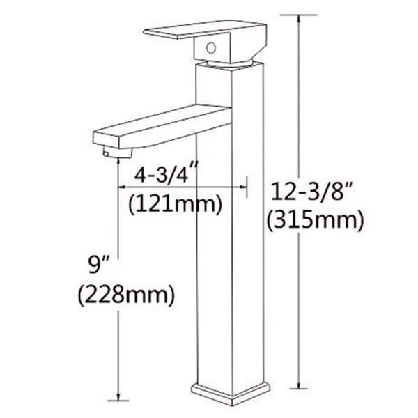 Tv�ttst�llsblandare | Borstat rostfritt st�l