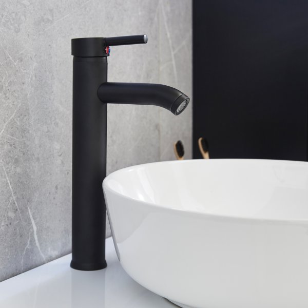 Tvttstllsblandare | Engreppsblandare |Mattsvart