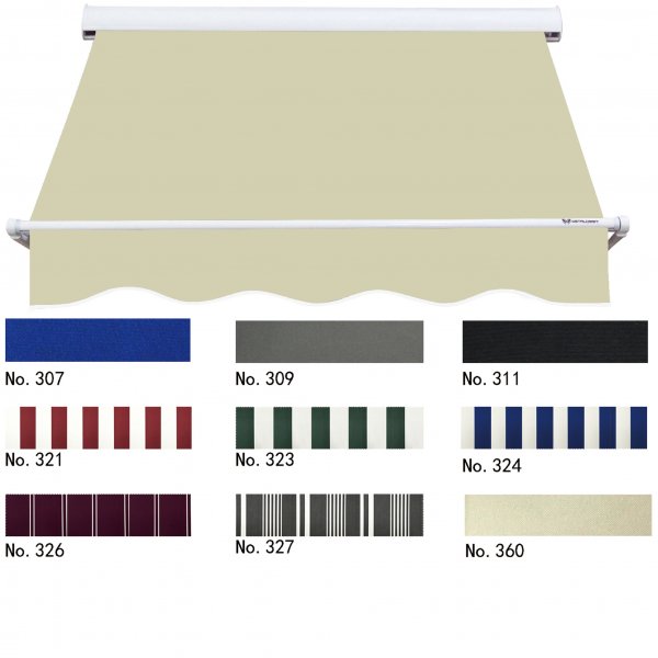 Fnstermarkis 140cm | Elektrisk motor & fjrrkontroll | Frg 360 - FYNDVARA