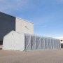 Lagertlt 7x14m | 3,8m hjd | 98m 620g/m | Med takpanel | PVC - Gr