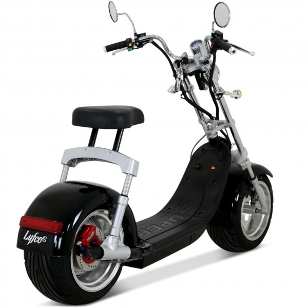 Retro fatscooter premium 2000W - LG litiumbatteri - Aluminiumfälgar Retro fatscooter premium 2000W - LG litiumbatteri - Aluminiumfälgar