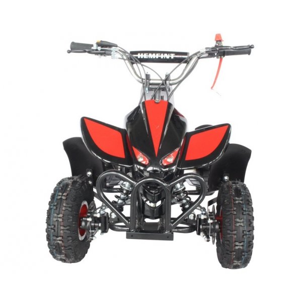 Mini-ATV 50cc | Fyrhjuling för barn med justerbar hastighet | Svart/Röd Mini-ATV 50cc | Fyrhjuling för barn med justerbar hastighet | Svart/Röd