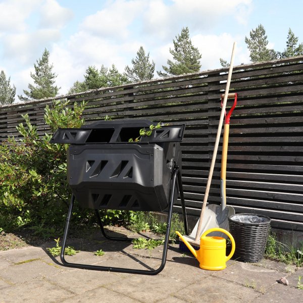 Roterande varmkompost / komposttrumma 160 liter