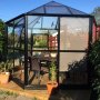 Orangeri och lusthus 7,8m | Sexkantigt vxthus| 4mm skerhetsglas