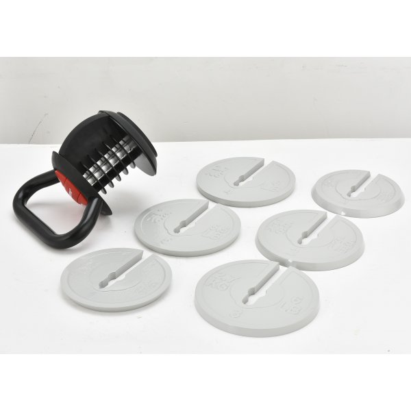 Justerbar kettlebell 3,4-18kg | 7 viktniver | Lyfco