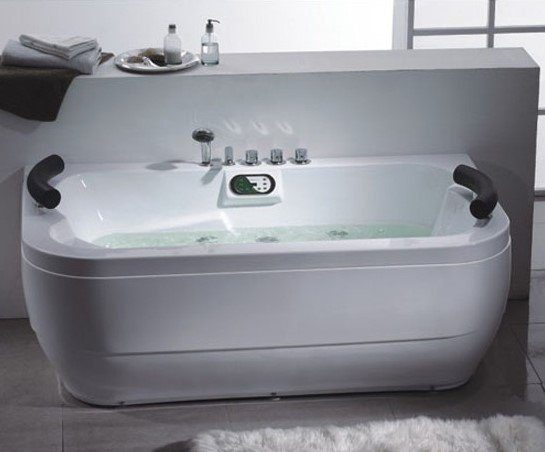 Bubbelbadkar Joyce | 180x110x65cm | Modern design | Vit