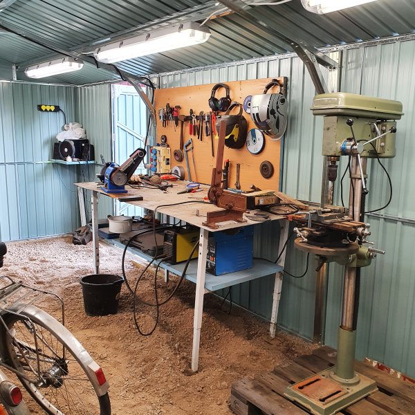 Plåtgarage 18m² | Dubbel dörr | Komplett byggsats Plåtgarage 18m² | Dubbel dörr | Komplett byggsats