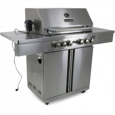 Rostfri gasolgrill | 8mm rostfritt grillgaller | Malibu | Gasolgrill enklare 4b