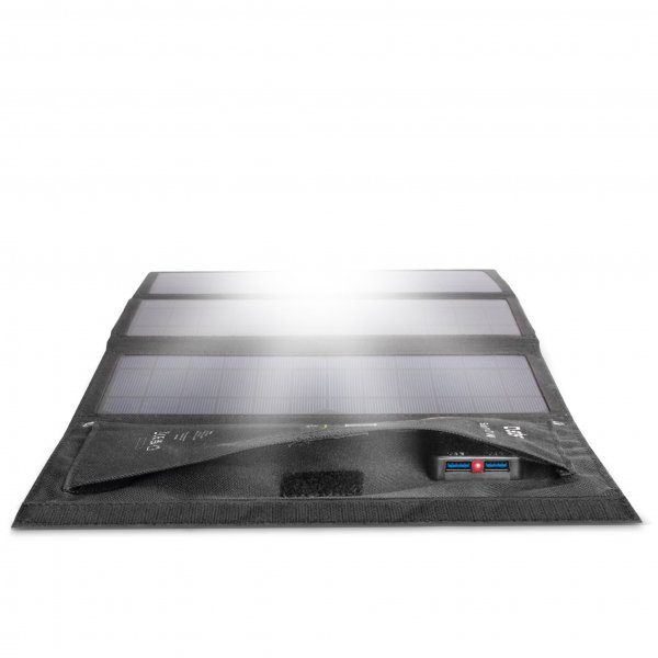 Portabel solpanel 21W | Vikbar | Ladda 2 enheter samtidigt Portabel solpanel 21W | Vikbar | Ladda 2 enheter samtidigt