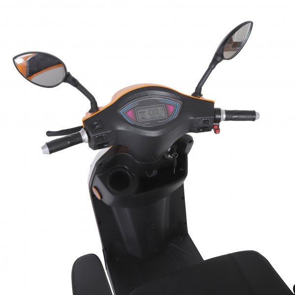 Promenadscooter 1100W | Terränghjul | Orange/Vit Promenadscooter 1100W | Terränghjul | Orange/Vit