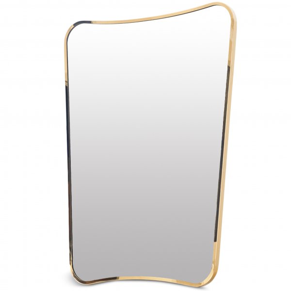 Spegel med rundade former - TIFFANY GOLD