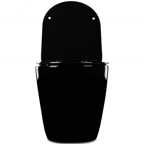 Vägghängd toalett inkl. Dold cistern | Svart | Toalettpaket Vägghängd toalett inkl. Dold cistern | Svart | Toalettpaket