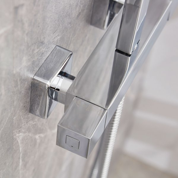 Takduschset med blandare | Sprudla - Krom Takduschset med blandare | Sprudla - Krom