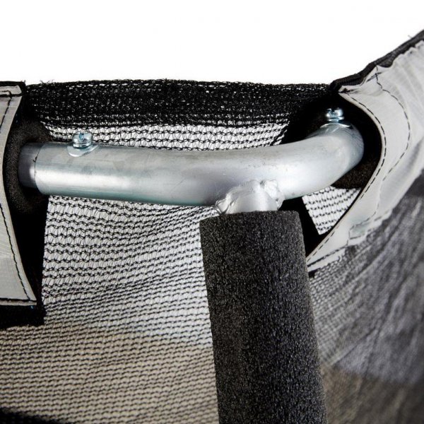 Rektangulär studsmatta 3,6x2,4m | Med skyddsnät | Svart/Orange Rektangulär studsmatta 3,6x2,4m | Med skyddsnät | Svart/Orange