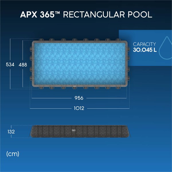 Bestway pool ovan mark 9,6x4,9m – 132cm djup | Power Steel APX 365™ (56623) Bestway pool ovan mark 9,6x4,9m – 132cm djup | Power Steel APX 365™ (56623)