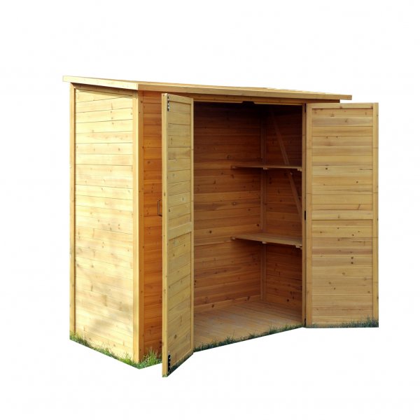 Frrd |1,8m | Dubbel drr | Naturlig trfinish