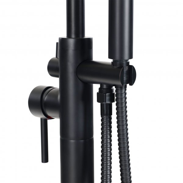 Golvblandare badkar | Fristående | FD-2207 | Svart Golvblandare badkar | Fristående | FD-2207 | Svart