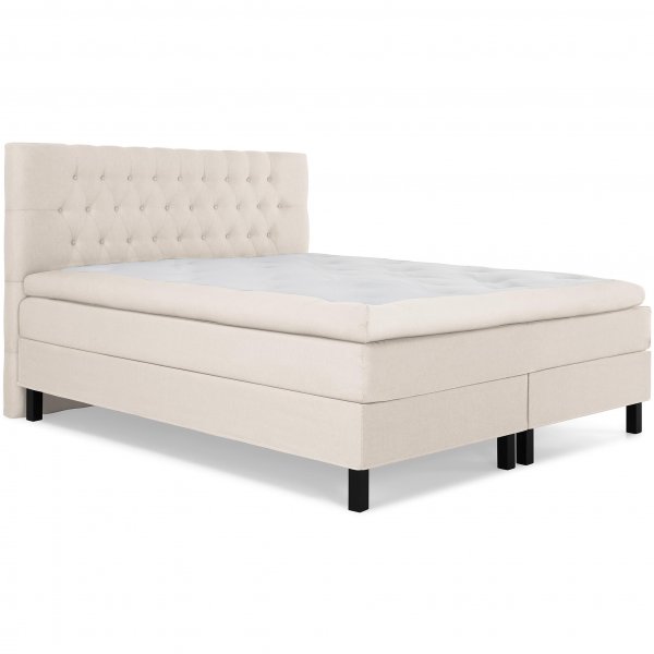 Sängpaket 180x200cm med sängavel diamant | Lucky - Beige Sängpaket 180x200cm med sängavel diamant | Lucky - Beige