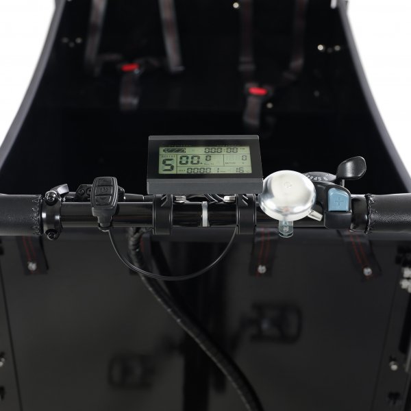 Eldriven cargobike | 250W - 16Ah | 6 växlar | LG-batteri - Pro Eldriven cargobike | 250W - 16Ah | 6 växlar | LG-batteri - Pro