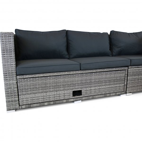 Exklusiv loungegrupp | Inbyggd förvaring | Grå konstrotting | Djursvik Exklusiv loungegrupp | Inbyggd förvaring | Grå konstrotting | Djursvik