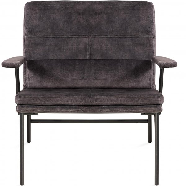 Fåtölj i brun sammet | Versoix Fåtölj i brun sammet | Versoix