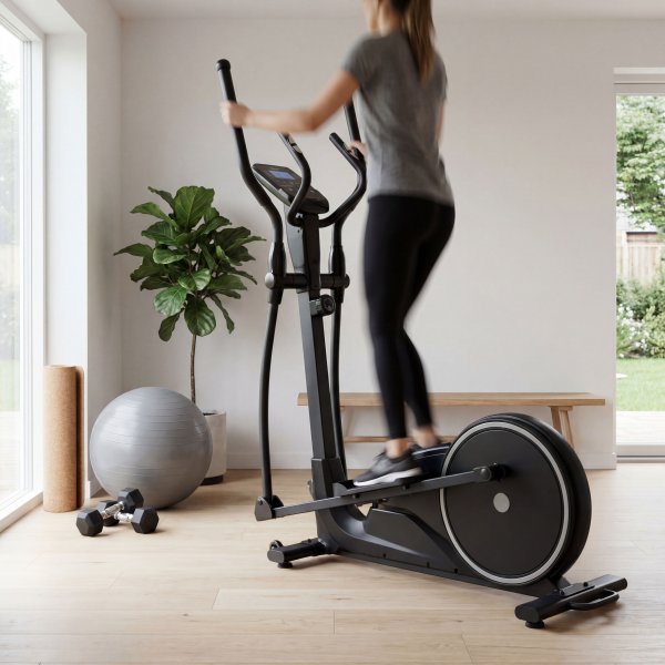 Crosstrainer 8750H | 17� stegl�ngd | 7 kg sv�nghjul | 120 kg maxvikt | Svart
