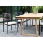 Tr�dg�rdsbord 240 cm | Massivt teaktr�, plats f�r m�nga & tidl�s design | Salt�