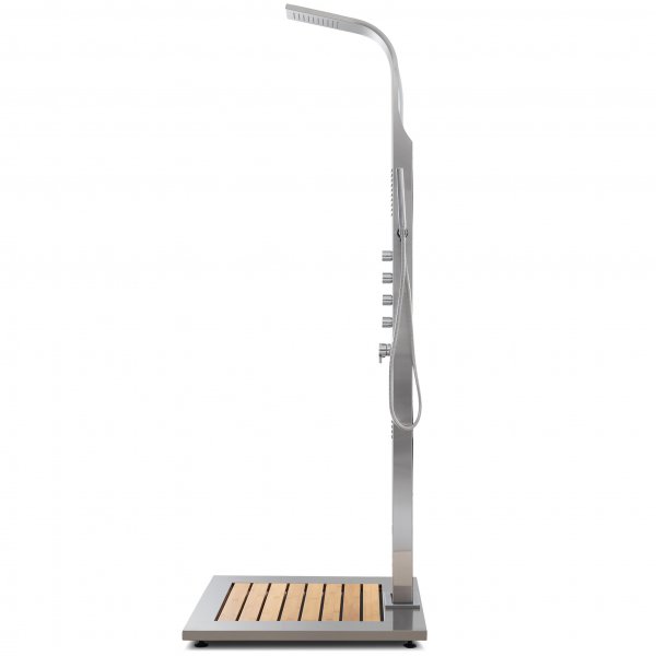 Utedusch med massage | Rostfritt st�l