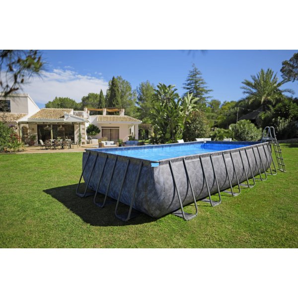 Bestway pool ovan mark 7,32 x 3,66 m – 132 cm djup | APX 365™ Rektangulär Stålpool Set (561KG) Bestway pool ovan mark 7,32 x 3,66 m – 132 cm djup | APX 365™ Rektangulär Stålpool Set (561KG)