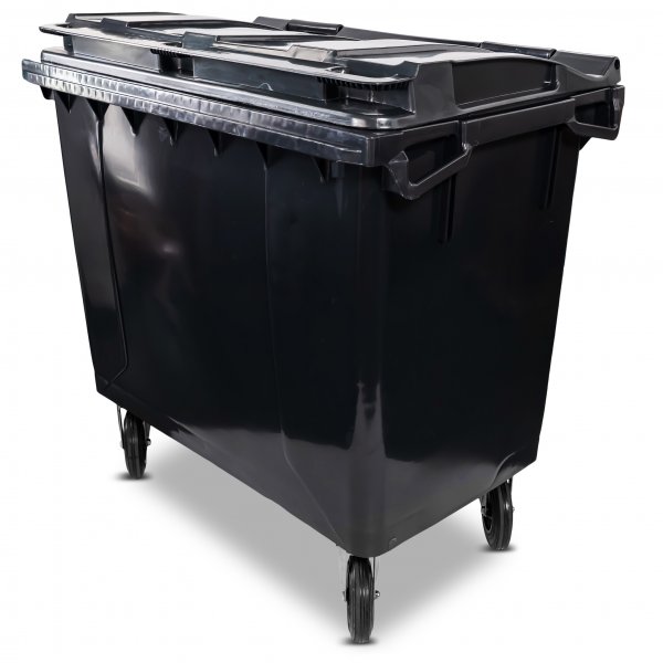 Soptunna/Sopk�rl 660 liter med lock