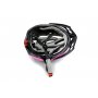 Cykelhjlm med LED-lyse - Rosa/gr