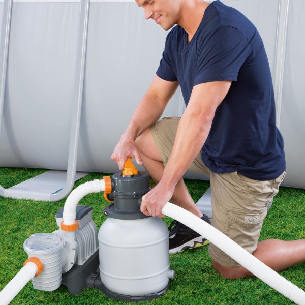 Bestway Flowclear sandfilterpump till ovanmarkpool | 1100-42300 liter