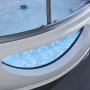 Stor duschkabin med jacuzzi-bad och massage