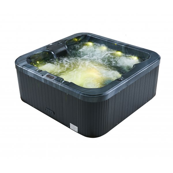 Spabad Zeus Blackline | 190x190cm | 6 personer | Balboa� & Lucite�