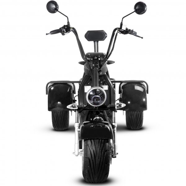 Fatscooter Trehjuling 2000W | Moped klass 1 - Svart Fatscooter Trehjuling 2000W | Moped klass 1 - Svart