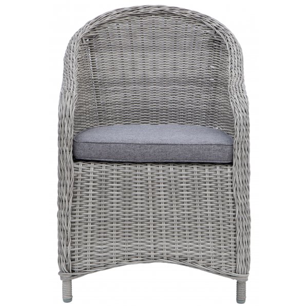 Konstrotting fåtölj Grå | Mörkgrå dyna & metallstomme | Mercury Konstrotting fåtölj Grå | Mörkgrå dyna & metallstomme | Mercury