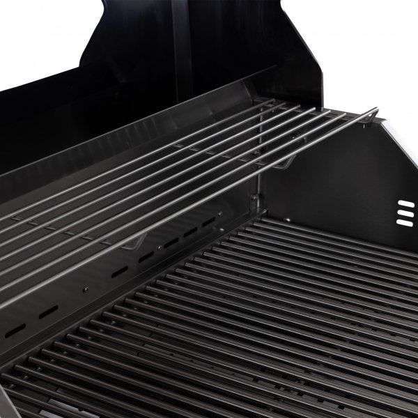 Rostfri gasolgrill med varmluftsfunktion | Malibu/Nashville Blackline Rostfri gasolgrill med varmluftsfunktion | Malibu/Nashville Blackline